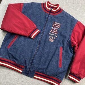 Vintage 2000s Disney Exclusive Eeyore Denim
Bomber Varsity Jacket